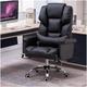 ZITTRO Office Chair Pu Leather Thick Cushion Desk Chair Ergonomic Computer Chair With Armrest Adjustable Height Managerial Chairs elegant
