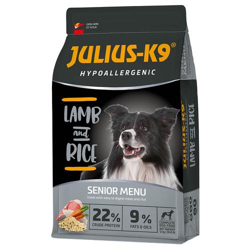 12kg JULIUS-K9 High Premium Senior Light Hypoallergenic Lamm Hundefutter trocken