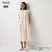 Women's Linen-Blend Short-Sleeve Shirt Dress | Natural | XS | UNIQLO US