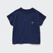 Kid's Dry Crew Neck T-Shirt with Quick-Drying | Navy | Age 3-4 | UNIQLO US