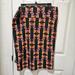 Lularoe Skirts | 2/$20 Lularoe Pencil Skirt Size Xl | Color: Black/Orange | Size: Xl