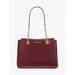 Michael Kors Bags | Michael Kors Teagan Large Pebbled Leather Shoulder Bag Dark Cherry New | Color: Red | Size: Os