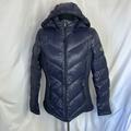 Michael Kors Jackets & Coats | Michael Kors Womens Med Quilted Packable Down Jacket Size Large. Navy Blue | Color: Blue | Size: L