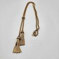 J. Crew Jewelry | J.Crew Gold Rope Tassel Necklace | Color: Gold | Size: Os