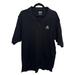 Adidas Shirts | Adidas Men's Size Large Black Striped Short Sleeve Collared Pullover Polo Shirt | Color: Black | Size: L