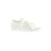 A New Day Sneakers: White Print Shoes - Women's Size 6 - Almond Toe