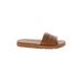 Vince. Sandals: Brown Solid Shoes - Women's Size 5 1/2 - Open Toe