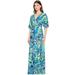 Lilly Pulitzer Dresses | Lilly Pulitzer Parigi Multicolored Maxi Dress | Color: Blue/Green | Size: S