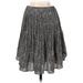 H&M Casual Skirt: Black Polka Dots Bottoms - Women's Size Small