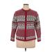 Croft & Barrow Cardigan Sweater: Red Sweaters & Sweatshirts - Women's Size X-Large