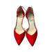 Jessica Simpson Shoes | Jessica Simpson Ankle Strap Red Stiletto Dress Pumps Size 8 | Color: Red | Size: 8