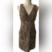 Michael Kors Dresses | Michael Kors Sleeveless Cheetah Print Dress Size 8 | Color: Brown/Tan | Size: 8