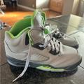 Nike Shoes | Nike Air Jordan 5 Green Bean Shoes | Color: Gray/Green | Size: 5b