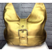 Michael Kors Bags | Michael Kors Metallic Gold Leather Large Hobo Shoulder Bag Purse | Color: Gold | Size: Os