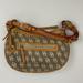 Dooney & Bourke Bags | Dooney & Bourke Monogram Small Hobo Bag Shoulder Bag Monogram Print | Color: Brown/Tan | Size: Os