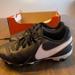 Nike Shoes | Nike Jr. Tiempo Legend Soccer Cleats Size 12c | Color: Black | Size: 12b