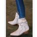 Free People Shoes | Free People Billy Boots In Afterglow Size 40 | Color: Cream | Size: 40