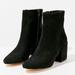 J. Crew Shoes | J.Crew 'Sadie' Black Suede Side Zip Ankle Boots Size 10 | Color: Black | Size: 10