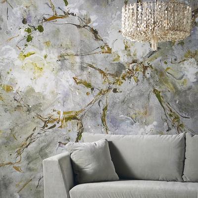 Anthropologie Wall Decor | Anthropologie Rites Of Spring Liza Mural Wallpaper | Color: Gold/White | Size: Os