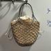 J. Crew Bags | J. Crew Sedona Straw Basket Bag, Tote | Color: Silver/Tan | Size: Os