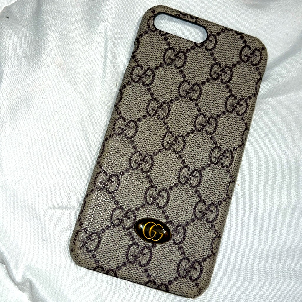 Gucci Cell Phones & Accessories | Gucci Phone Case | Color: Gray/Tan | Size: Os