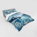 Ambesonne Lake Bedding Set & Slate Blue Sky Blue Polyester | Queen Duvet Cover + 3 Additional Pieces | Wayfair bsnev_sd1064_queen