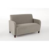 Lesro Siena Lounge Reception Loveseat Manufactured Wood in Brown | Wayfair SN1501.FCH-01ADMS