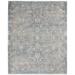 Blue 120 x 96 x 0.31 in Area Rug - Nourison STNTS Oriental Rectangle 8" x 10" Plastic/Acrylic Area Rug in Gray | 120 H x 96 W x 0.31 D in | Wayfair