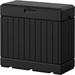 Anadea 85 Gallons Resin Lockable Deck Box w/ Lock Resin in Black | 23.2 H x 20.9 W x 45.7 D in | Wayfair M019633