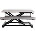 VIVO Height Adjustable Standing Desk Converter Wood/Metal in Gray/White/Black | 4.5 H x 36 W x 15.7 D in | Wayfair DESK-V036KG