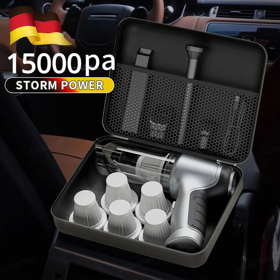 Aspirateur de voiture sans fil forte aspiration portable humide sec aspirateur automatique maison et voiture double usage Mini aspirateur appareil ménager