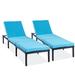 Latitude Run® Patio Outdoor Rattan Reclining Chaise Lounge Chair | Wayfair 14E3000F3154431A8927C90F5BDCC562