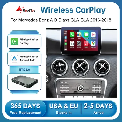 Décodeur automatique sans fil pour Mercedes Benz Road Top Apple CarPlay Android Classe A W176