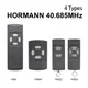 40 685mhz Hormann HSM2 HSM4 HSE2 HSE4 HS2 HS4 Télécommande de porte de garage HORMANN 40.685 Bouton