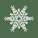 The Holiday Aisle® Holiday Ride Snowflake I Paper in Green/White | 30" H x 30" W | Wayfair DCCA14FF27CE4B5EBF25DFAAF801364A