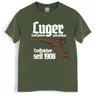 Summer mens tshirt Luger Premium T-Shirt Pistole 08 Parabellum Selbstladepistole Deutschland unisex