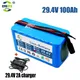 24V 100Ah 7s3p 18650 battery lithium battery 24v 100000mAh Electric Bicycle Moped electric Lithium