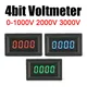 DC 3000V 2000V 1000V Voltmeter 4bit LED Digital VOLT Meter High Precision Display Voltage Battery