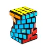 Calvin's Puzzle Cube Flat 246 Magic Cube 2x4x6 Unequal Order Cube Black Sticker Shaped Children's