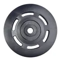 Nylon Bearing Pulley Wheel 90mm Black Wheel Cable Gym Fitness Equipment Part Exercise Machine Part