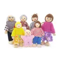 1:12 wooden dolls for dollhouse girls furniture toy family pretend play toys miniature Baby doll for