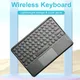 Bluetooth-Compatible Wireless Keyboard With Touchpad Rechargeable Wireless iPad Keyboard For IOS