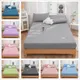Elastic Bed Sheets Sets for Double Bed sabanas Solid Color Fitted Sheet Sets Single/Queen/King Size