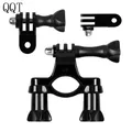 QQT for gopro Hero11 10 9 8 7 6 5 4 3Three-way bicycle bike handlebar handlebar mount mounting