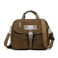 Retro Canvas Messenger Bags Multifunction Men Shoulder Briefcase Leisure Travel Handbag Toolkit
