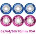 Free shipping inline skate wheel for Children 62mm 64mm 68mm 70mm 85A smoothe silent wheel 8pcs/lot