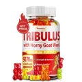 Tribulus Terrestris with Horny Goat Weed - Men's Health Supplement Dietary Capsules Made in The