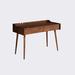 Corrigan Studio® Llazar Solid Wood Desk Wood in Brown | 31.41 H x 39.37 W x 21.65 D in | Wayfair 2B96C2EFBA734C919030DB3A6BB9A78E