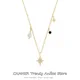 CANNER Real 925 Sterling Silver Star Necklace For Women Trendy Jewelry Pearl Diamond Chain Choker