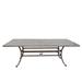 Wildon Home® 46X86 Inch Cast Aluminum Rectangle Outdoor Table in Gray | Wayfair CC0AE31A4DB2474FAE835957592A3628